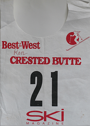 Ski Race Bib