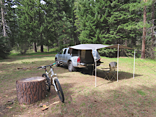 MTB camp. Cascade Mtns.