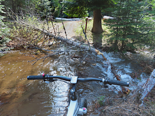 Cascade Mountain water crossing