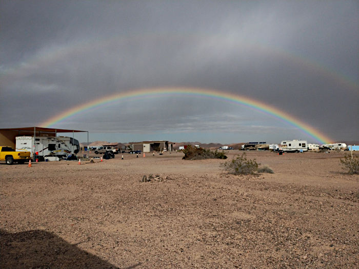 Desert Double Rainbow 1-7-24